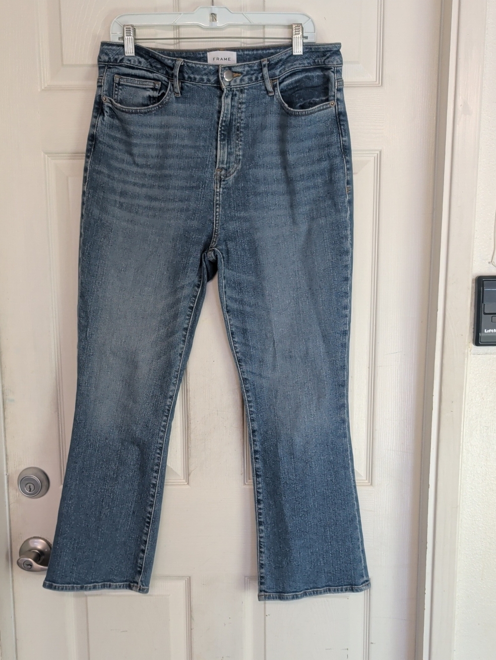Frame Hi Rise Crop Denim Women 30